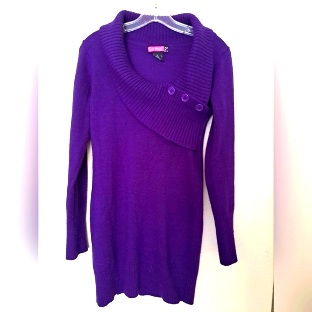 Say What Purple Sweater Dress